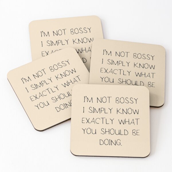 Item preview, Im not Bossy designed and sold by wazoosi.
