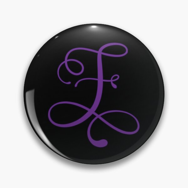 Item preview, Monogrammed Letter F in Purple  designed and sold by PurpleAdventure.