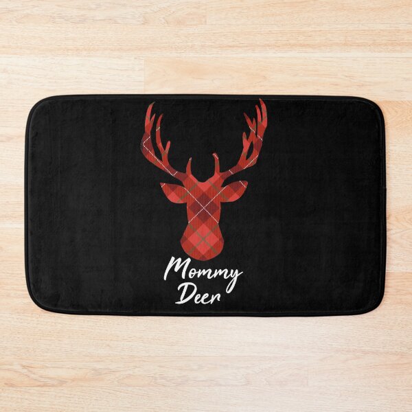 Item preview, Mommy Deer - plaid deer pattern designed and sold by BasicWear.