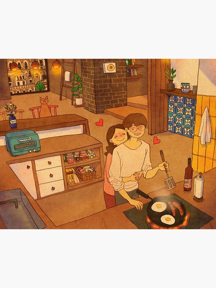 Thumbnail 2 of 2, Art Board Print, Little Moment #570 designed and sold by puuung1.