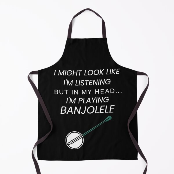 Item preview, I Might Look Like I'm Listening But In MY Head I'm Playing Banjolele  designed and sold by joabaj.