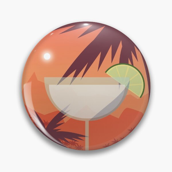 Item preview, Daiquiri on tropical sunset landscape designed and sold by DaryaGeft.
