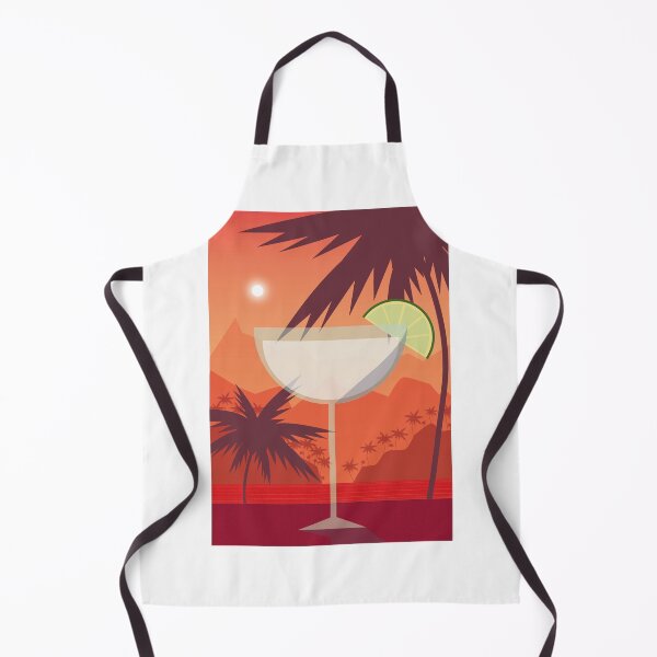 Item preview, Daiquiri on tropical sunset landscape designed and sold by DaryaGeft.