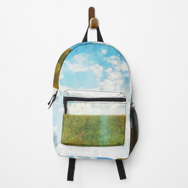 Item preview, Sun brightly shining in the sky and pouring the fild with its beams designed and sold by helenkaiy.