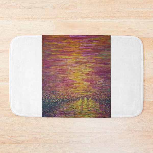 Item preview, Bridge At Sunset.Red Yellow  Patterns designed and sold by Vincent Loverso.