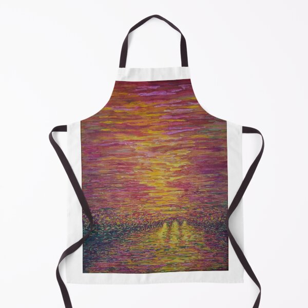 Item preview, Bridge At Sunset.Red Yellow Patterns designed and sold by Vincent Loverso.