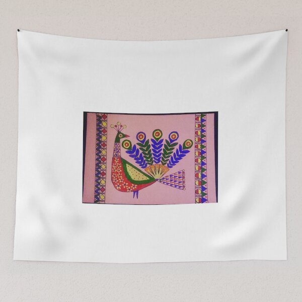Item preview, Indian delicate art, vibrant colors, Dancing peacock designed and sold by Prashant0206.