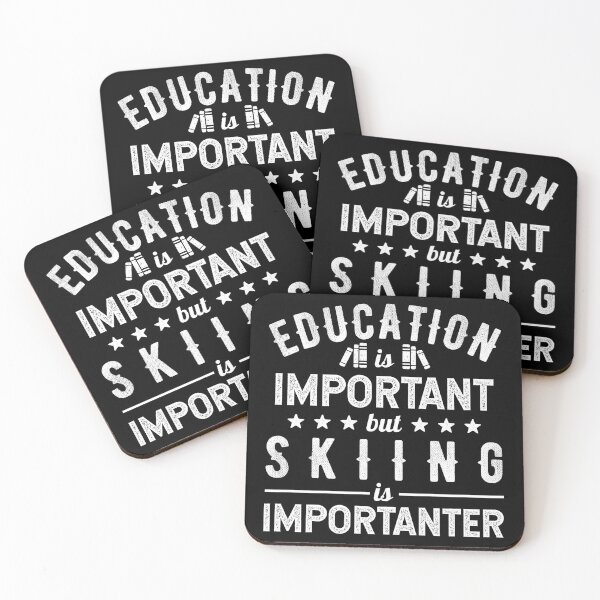 Item preview, Education Is Important But Skiing Is Importanter designed and sold by NordicNight.