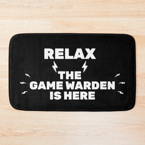 Item preview, Relax Game Warden is here designed and sold by Teelogic.