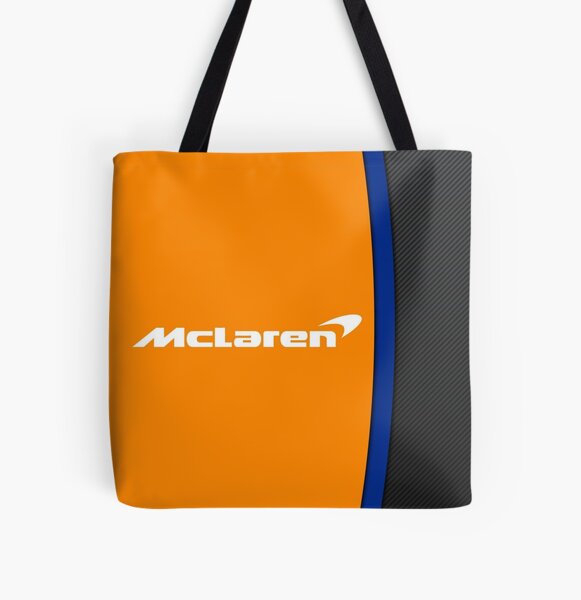 Mclaren F1 Logo und Leder Design Allover-Print Tote Bag