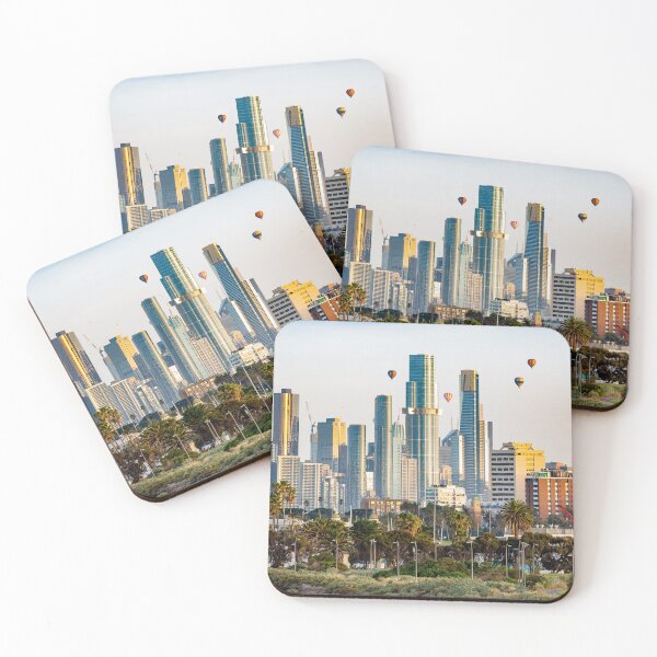 Item preview, Hot air balloons over Melbourne designed and sold by Chris Cobern.