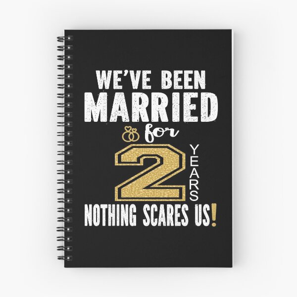 Item preview, We've Been Married For 2 Years Nothing Scares Us Couples product designed and sold by Grabitees.