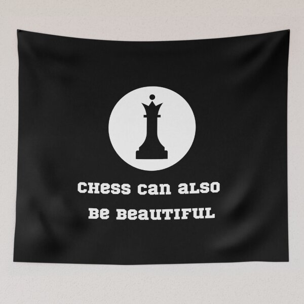 Item preview, Chess Can Be Beautiful - A Queen's Gambit Quote designed and sold by ecdato.