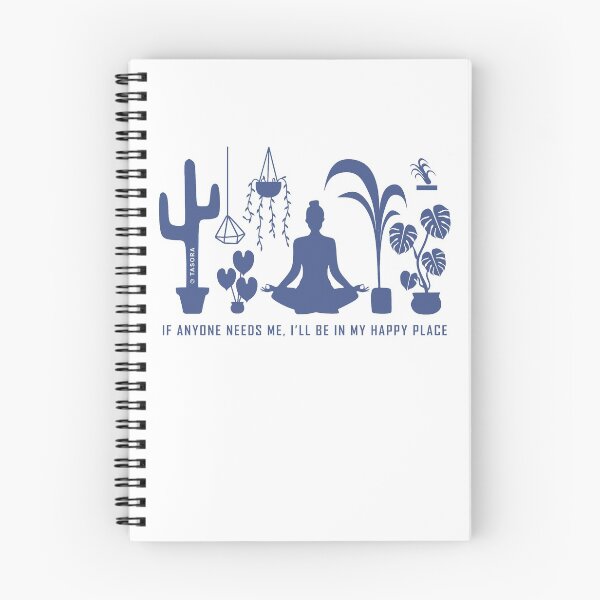 Item preview, Houseplant Happy Place Blue designed and sold by TASORA.