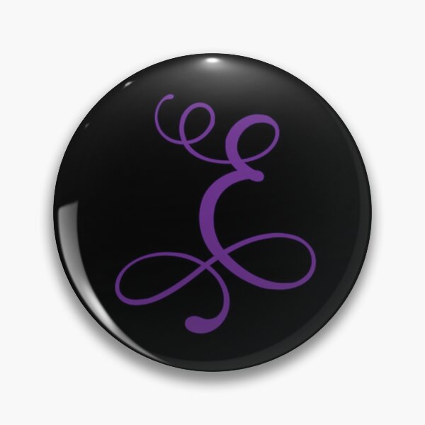 Item preview, Monogrammed Letter E in Purple  designed and sold by PurpleAdventure.