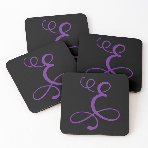 Artikelvorschau, Monogrammierter Buchstabe E in Lila entworfen und verkauft von PurpleAdventure.
