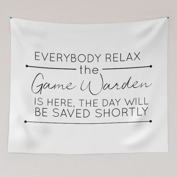 Item preview, Relax Game Warden is here designed and sold by Teelogic.
