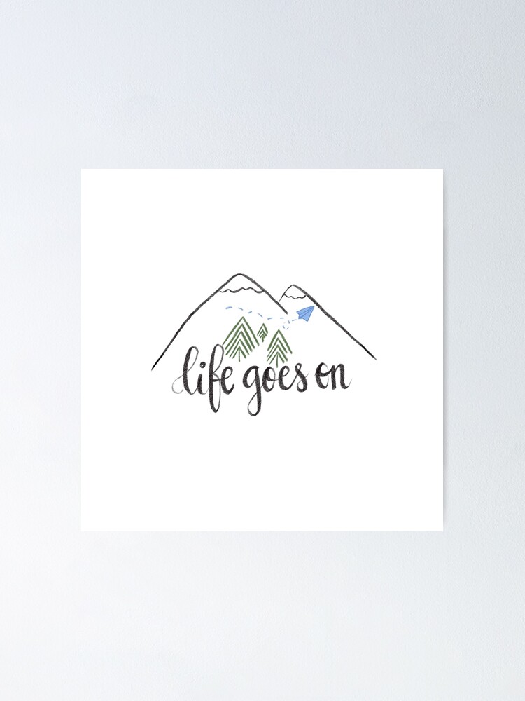 BTS Life Goes on BE Album (white background)