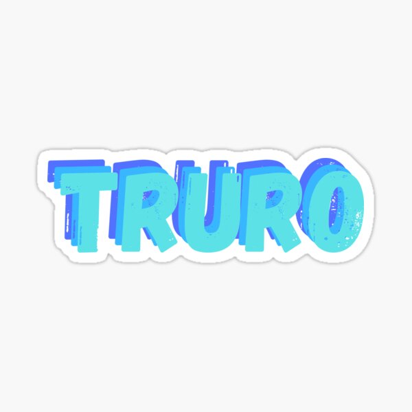 Truro handlettered Sticker