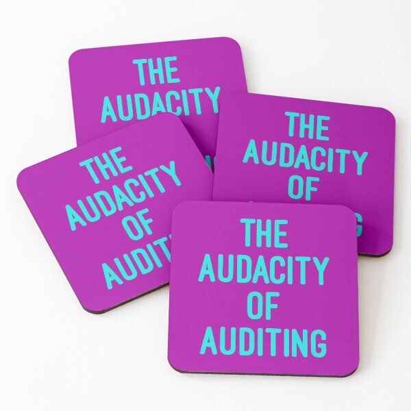 Item preview, The Audacity of Auditing, accounting pun stickers, accounting pun, accountants gifts, tax season gift designed and sold by HomeConscious.