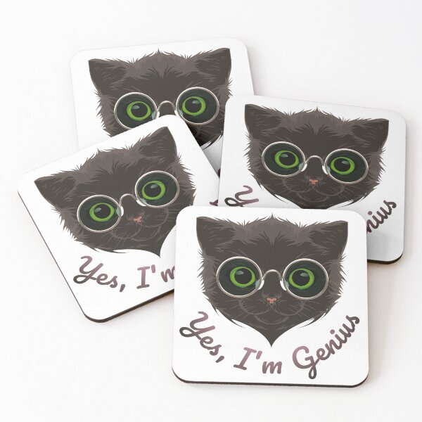 Item preview, Cat lover - Yes, I'm genius cat designed and sold by 397HOUSE Your happy time.