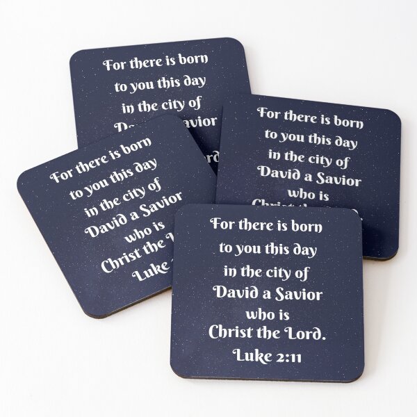 Item preview, Christmas Bible Verse Decoration Luke 2:11 designed and sold by Hermlin95.