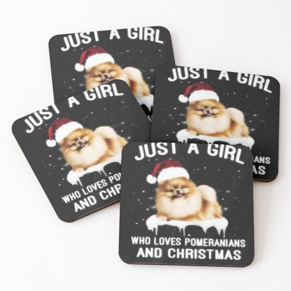 Item preview, Just a Girl Who Loves Pomeranians And Christmas  designed and sold by Ghostach.