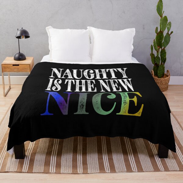 Item preview, Naughty Is The New Nice Essential Classic Sticker And Shirt Design designed and sold by Glike.