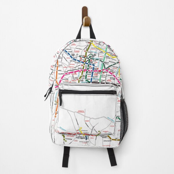 Item preview, Mexico City Transport Map designed and sold by KALEIDOSCOPE UK.