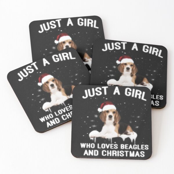 Item preview, Just A Girl Who Loves Beagles And Christmas designed and sold by Ghostach.