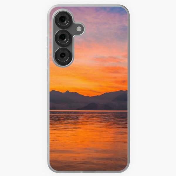 Sunset on Lake Como Samsung Galaxy Soft Case