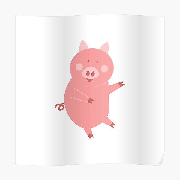 George Pig Posters Redbubble - roblox piggy george missing poster