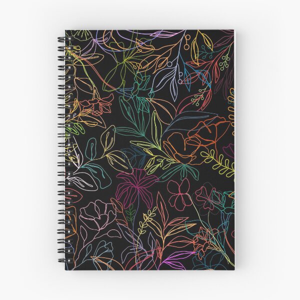 Item preview, Colorful Neon Floral Patterns designed and sold by casualism.