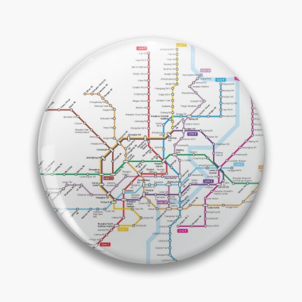 Item preview, Shanghai China Transport Map designed and sold by KALEIDOSCOPE UK.