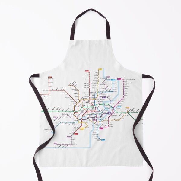 Item preview, Shanghai China Transport Map designed and sold by KALEIDOSCOPE UK.
