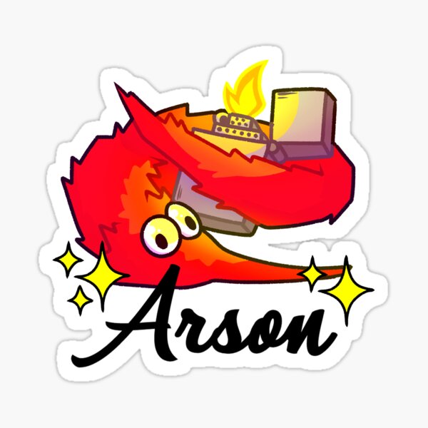 Honk If You Commit Arson Bibble 5PCS Stickers for Window Water