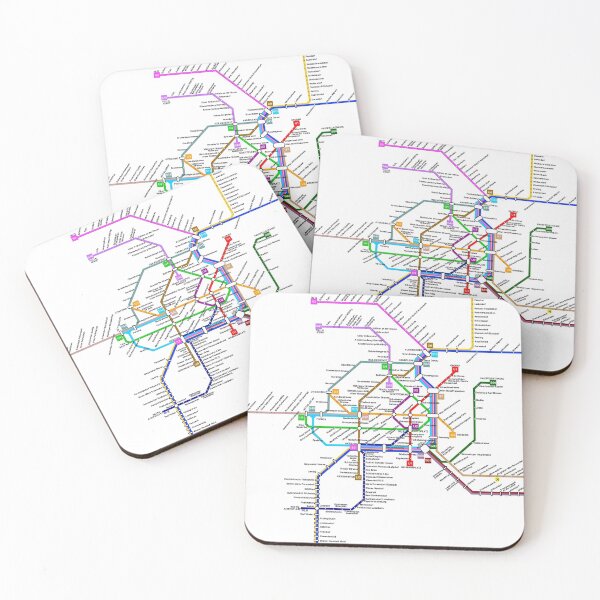Item preview, Vienna Austria Transport Map designed and sold by KALEIDOSCOPE UK.