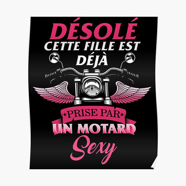 Motard Posters Redbubble