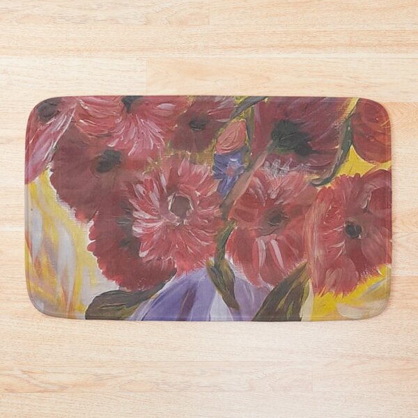 Item preview, poppies in a purple vas designed and sold by ThereseLyssia.