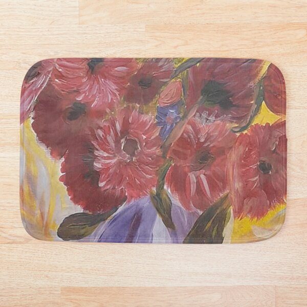 Item preview, poppies in a purple vas designed and sold by ThereseLyssia.