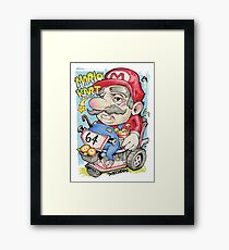 SUPER MARIO AGED 64 Framed Print