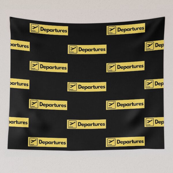 Item preview, Airport Departures Sign designed and sold by jetmike.