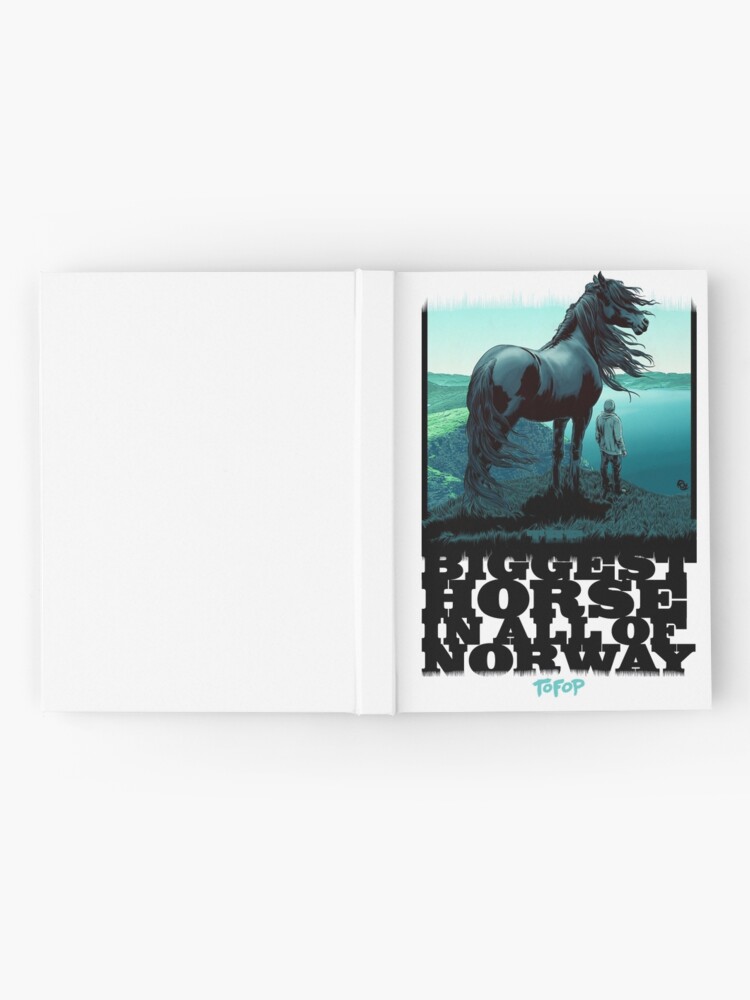 Alternate view of TOFOP - The Biggest Horse in ALL of Norway Hardcover Journal