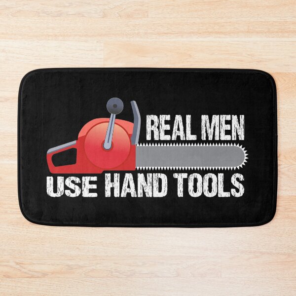 Item preview, Hand Tools Handyman Real Men Funny Woodworking Joke Gift designed and sold by MerchStudy.