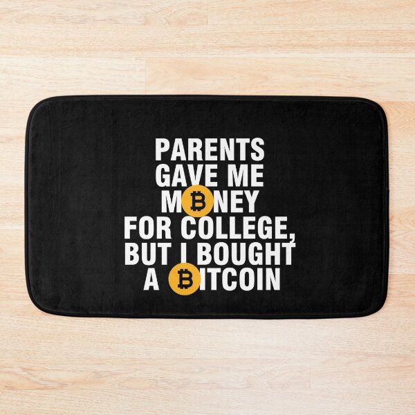 Item preview, I Bought A Bitcoin Funny Crypto Meme designed and sold by Urosek.