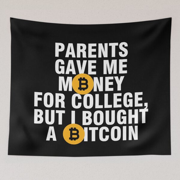 Item preview, I Bought A Bitcoin Funny Crypto Meme designed and sold by Urosek.