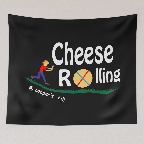 Item preview, White logo Cheese Rolling at Cooper's Hill designed and sold by Anvin Peeter.