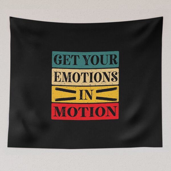 Item preview, Get Your Emtions In Motion Essential Classic Sticker And Shirt Design designed and sold by Glike.