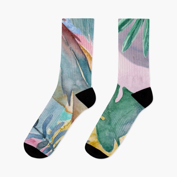 Artikelvorschau, Buntes Aquarell-Pflanzen-Muster entworfen und verkauft von casualism.