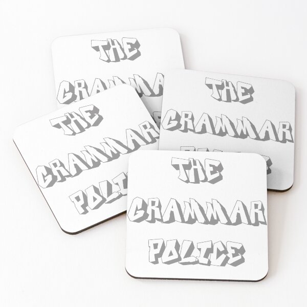 Item preview, grammar police designed and sold by LPDesignsUK.